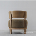 Modern Design Furniture Solid Wood Chair with Soft Fabric